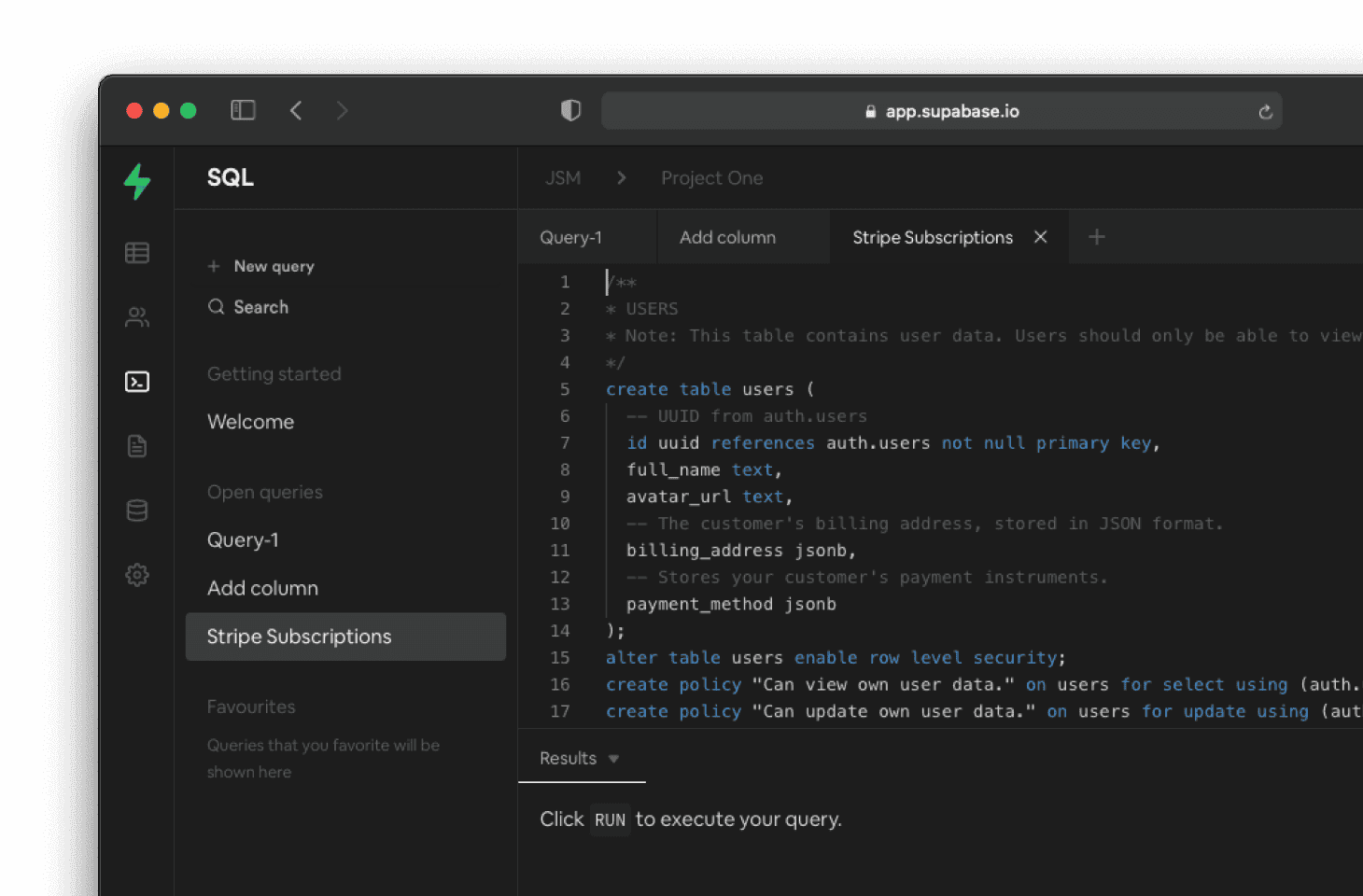 Full SQL